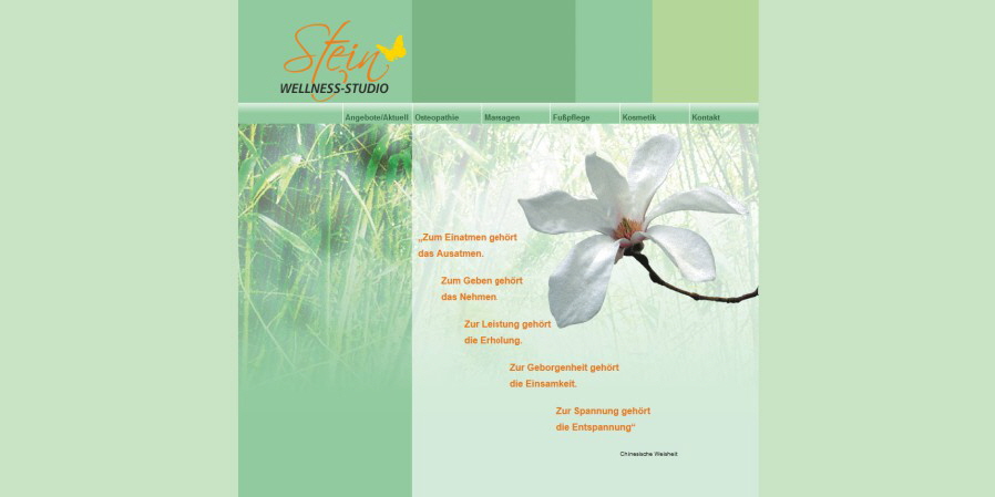 Kunde: Silvia Stein – Wellness-Studio